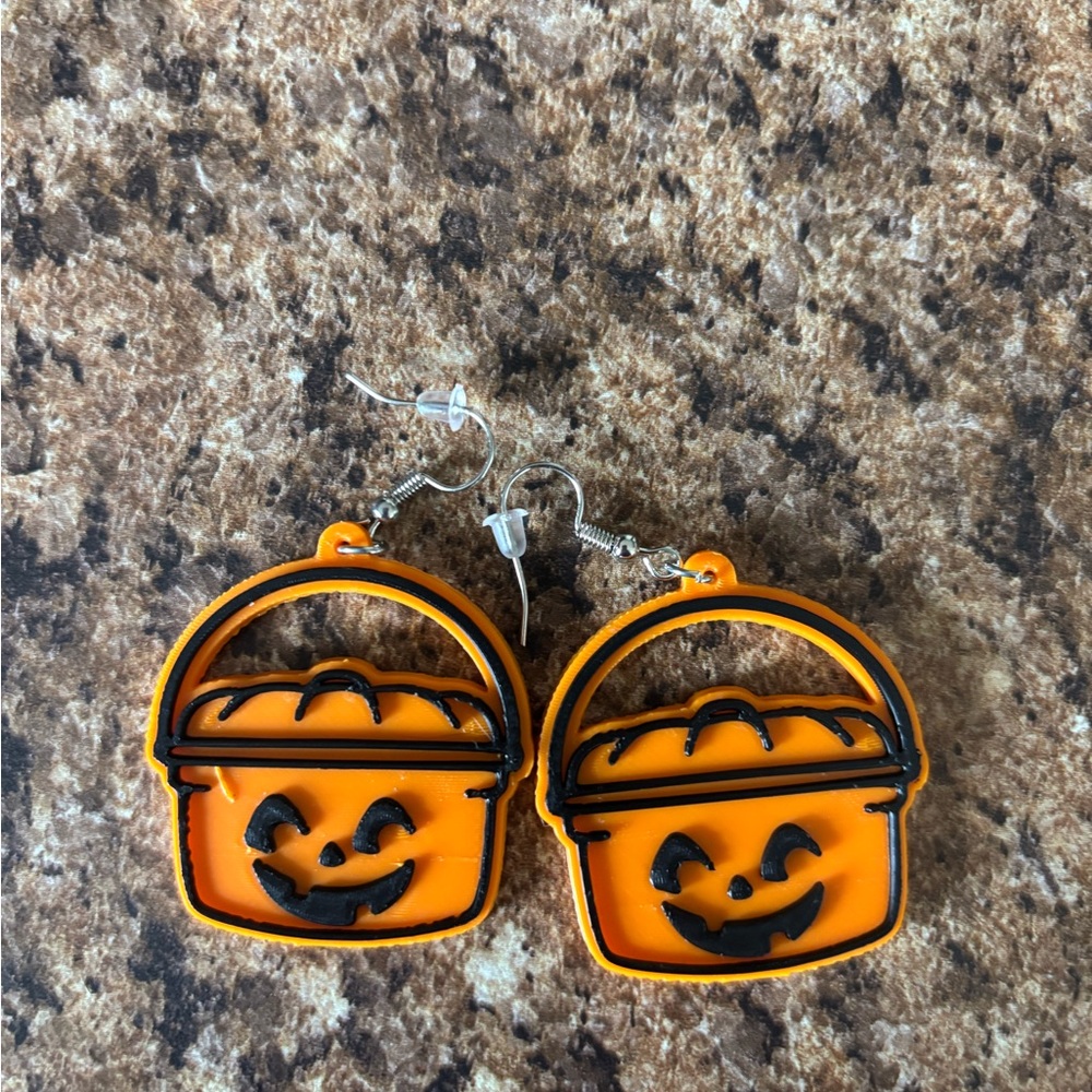 McDonald’s boo pumpkin bucket Earrings